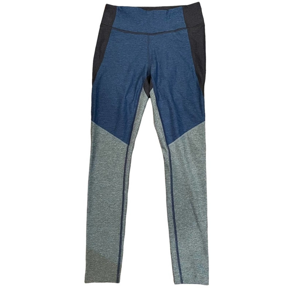 Outdoor Voices 7/8 Tri Tone Leggings Blue Size Small - Picture 2 of 5